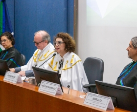 Cerimônia de posse da direção do Instituto de Geociências