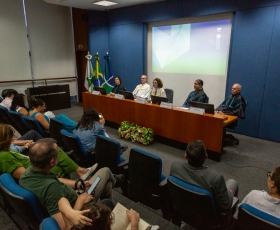 Cerimônia de posse da direção do Instituto de Geociências