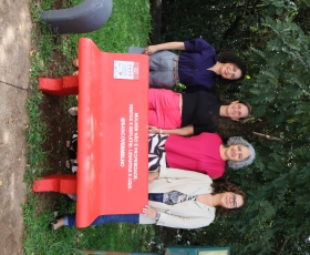 Inauguração dos Banco Vermelho da FUP, espaço de reflexão contra o feminicídio, nas celebrações do Dia Internacional da Mulher (8m-2026). 09 de março de 2026. Foto: Beto Monteiro Ascom GRE