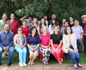 Inauguração dos Banco Vermelho da FUP, espaço de reflexão contra o feminicídio, nas celebrações do Dia Internacional da Mulher (8m-2026). 09 de março de 2026. Foto: Beto Monteiro Ascom GRE