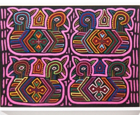 Obra pertencente ao acervo da Casa da Cultura da América Latina (CAL), na exposição "Te faço nascer livre". Foto: Beto Monteiro/Ascom UnB. 24/10/2019