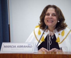 Reitora Marcia Abrahao. 09/08/2022. Foto: Beto Monteiro.